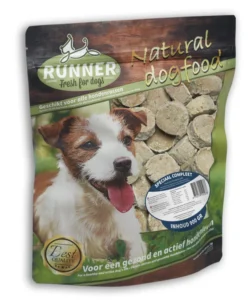 Runner speciaal compleet kip-lam 900 gr | kleine vleesschijven met groente